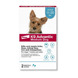 K9 Advantix™ for Medium Dogs - 2 Monthly Doses 
