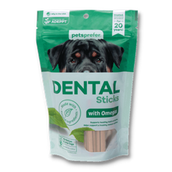 PetsPrefer® Dental Sticks with Omegas 