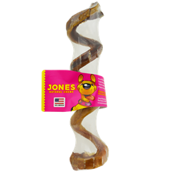 Jones® Natural Chews Beef Curly Q Pizzle Jones® Natural Chews Beef Curly Q Pizzle, JNC products, Pet Supplies, Dog Supplies, dog treats, pizzle stick, 