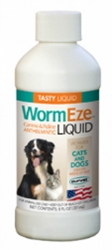 Durvet® WormEze™ Liquid for Dogs & Cats 8 oz Durvet® WormEze™ Liquid for Dogs & Cats, Pet Supplies, dog supplies, cat supplies, dog wormer, cat wormer, PIPERAZINE CITRATE