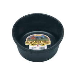 Little Giant® DuraFlex Rubber Feed Pan Little Giant®, DuraFlex, Rubber, Feed, Pan, Molded, finest, corded, rubber, pliability, strength, crack, proof, freeze, indoors, outdoors, year, round, rugged, use, abuse, naturally, safe, soft, animals, Perfect, dogs, rabbits, small, livestock