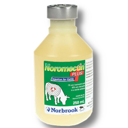 Norbrook® Noromectin Plus  250mL Norbrook®, Noromectin, Plus, 250mL, Ivermectin, clorsulon, parasiticide, treatment of internal and external parasites, beef cattle, non-lactating dairy cattle, Cattle