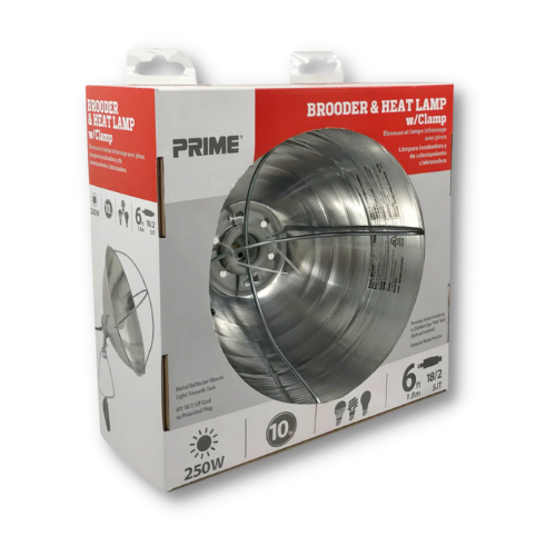 Prime Wire & Cable - Prime® 250 Watt Brooder/Heat Lamp #470605