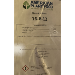 American Plant Food® 16-6-12/15S Grass/Forage 50# 