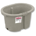 Behlen® Round-End Poly Stock Tanks - Granite Gray - 65 Gallon 3'x2'x2' - 019043