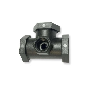 Ag Spray® 1/2" FPT Tee - Poly w/ 1/4" FPT Gauge Port 