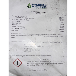 American Plant Food® 18-10-5 