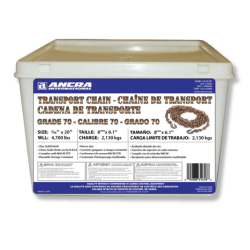 Ancra® 5/16" x 20 Chain w/ Clevis Hooks Pail (Grade 70) 