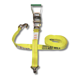 Ancra® Ratchet Strap with J Hooks Ancra®, Ratchet, Tie, Down, J, Hooks, S, Line, Ranch, Supplies, Auto, ratchet, Heavy, duty, straps, built, most, demanding, applications, 2", wide, chromate, coated, steel, buckle, 7.5?, long, handle, Knurled, aluminum, grip, Chromate, coated, steel, wire, J, hooks, flexibility, anchoring, point, selection, Latex, coated, 2?, polyester, webbing, working, load, printed, both, ends, Extended, length, fixed, Tri-layer, stitching, durability,  27', straps, hold, 3,333, lbs