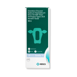Merck® Cavalry 9 Cavalry®, 9, Merck, Animal, Health, 7-way, blackleg, red, water, tetanus, protection, cattle, vaccine, Clostridium, chauvoei, septicum, novyi, sordelli, perfringens, Types, C, D, haemolyticum, bacillary, hemoglobinuria