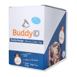 Durvet® BuddyBadge Silicone Collar Tag 