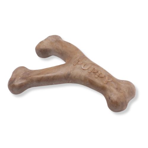 Benebone® Puppy Wishbone Bacon Chew Toy 
