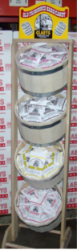 Claeys® Old Fashioned Hard Candies - Bucket Wood Floor Display 