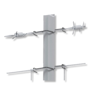 Dare® LockJawz Spring Wire T-Post Clip 