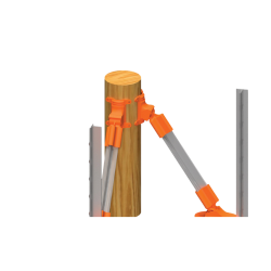 Dare® LockJawz Wood Post Corner Brace Kit 