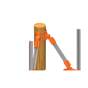 Dare® LockJawz Wood Post Corner Brace Kit 