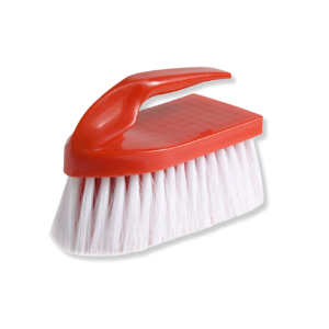 Decker® Soft Show Ring Brush Decker®, Soft, Show, Ring, Brush, touch, ups, long, soft, red, white, bristles, short, haired, animals, handle, slips, into, pocket, quick, access