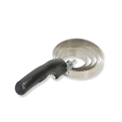 Decker® Stainless Steel Curry Comb Decker, Stainless, Steel, Curry, Comb, Equine, Horse, Supplies, grooming, Made, USA