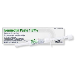 Durvet® Dechra Ivermectin Equine Paste Apple Flavored 