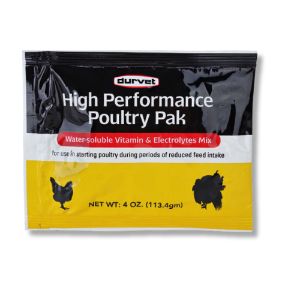 Durvet® High Performance Poultry Pak Durvet®, High, Performance, Poultry, Pak, Chicken, water, soluble, vitamins, electrolytes, chickens