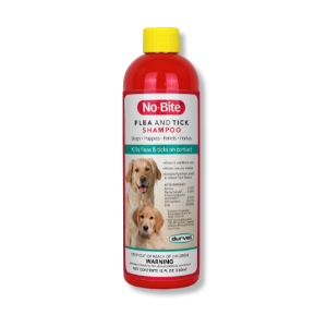 Durvet® No-Bite™ Flea & Tick Shampoo Durvet® No-Bite™ Flea & Tick Shampoo, clean, rinsing, shampoo, kills, fleas & ticks, on contact, pet, smelling, fresh, clean, shiny, coat, Horses, ferrets, dogs, cats, puppies kittens
