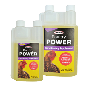 Durvet® Poultry Power Durvet, Poultry, Power, Chicken, Bird, Omega, 3, 6, Fatty, Acids, Vitamin, E, Conditioning, Supplement, natural, health, vitality, appearance, bird, livestock, stock, supplies, chicks, turkey, waterfowl, game, bird, fowl