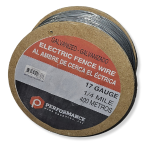 Performance Wire® Electric Fence Wire Galvanized17ga X 1/4 mile (4) 