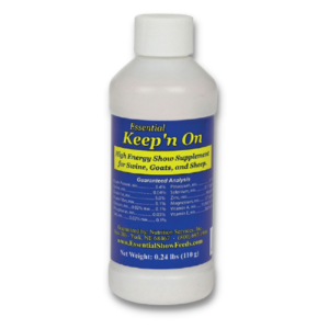 Essential® Feeds Keep'n On Essential™ Feeds, Keepin On, nutritional, supplement, goat, pig, swine, sheep, cattle, livestock