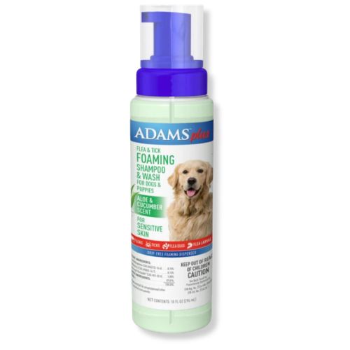 Farnam® Adams Plus F&T Foaming Shampoo Dog-Cucumber-Aloe Sens.Skin 