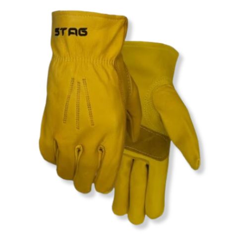 Golden Stag© Cowhide Work Glove Patch Palm Goatskin Leather 747 