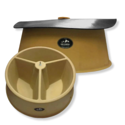 High Country™ Bull Feeder High Country Bull Feeder, High Country Plastics, Livestock supplies, cattle supplies, bull feeder, mineral feeders, barn supplies, farm supplies,