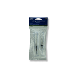 Ideal® Disposable Syringe w/ Polypropylene Hub Needles (3-Pack) 