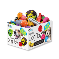 Kole Imports® Squeaky Toy Assortment Display 