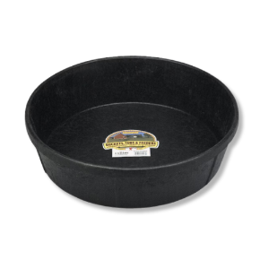 Little Giant® DuraFlex Rubber Feed Pan Little Giant®, DuraFlex, Rubber, Feed, Pan, Molded, finest, corded, rubber, pliability, strength, crack, proof, freeze, indoors, outdoors, year, round, rugged, use, abuse, naturally, safe, soft, animals, Perfect, dogs, rabbits, small, livestock