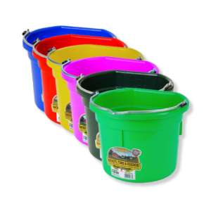 Little Giant® Flat Back Plastic Bucket (8 Qt.) Little Giant Flat Back Plastic Bucket, 8 Qt bucket, 8 Quart Bucket, 8 Quart Pail, Plastic Pail, Miller Manufacturing, Miller Mfg, Little Giant, Little Giant Plastic Bucket, Feeding Bucket, Livestock Feeder, Stackable Feeder, Livestock Supplies, Stock Feeder, Stock Supplies, Stock Watering, P8FB, Hanging Bucket, Flat Back Bucket
