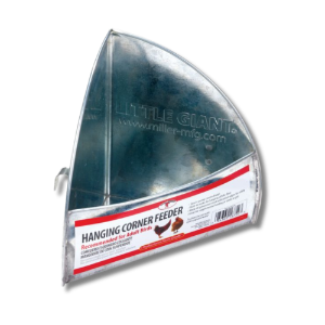 Little Giant® Galvanized Hanging Corner Poultry Feeder 