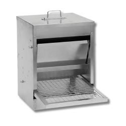 Little Giant® Galvanized Treadle Poultry Feeder Little Giant Galvanized Treadle Poultry Feeder, Little Giant Poultry Feeder, Treadle Feeder, Chicken Coop, Chicken Supplies, Chicken Water, Little Giant, Miller Mfg, Miller Manufacturing, Treadle, Poultry Supplies, Chicken Feeder