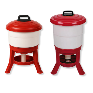 Little Giant® Plastic Dome Waterer Little, Giant®, Plastic, Dome, Waterer, Miller, MFG, Livestock, Poultry, Supplies, adult, birds, strong, heavy, duty, plastic, Top, fill, design, easy, valve, base, controls, water, flow, filling, flat, ground, chickens, ducks, 5, Gallon, 40, chickens, 8, 80, 100, 10, 120