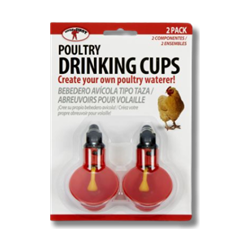 Little Giant® Poultry Drinking Cups (2 Pack) Little Giant®, Poultry, Drinker, Cups, Miller, Mfg, Manufacturing, Chicken, Supplies