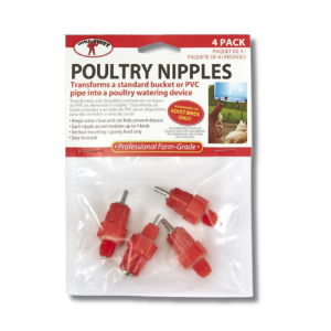 Little Giant® Poultry Nipple (4 Pack) Little Giant™ Poultry Nipple 4 Pack, Miller Manufacturing, Poultry supplies, backyard chicken supplies, hobby farm supplies, 