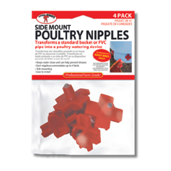 Little Giant® Side Mount Poultry Nipple (4 Pack) 
