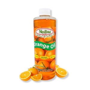 Medina® Orange Oil Medina®, Orange, Oil, Home, Garden, cleaning, solutions, foliar, spray, soil, drench, 98%, cold, pressed, orange, peel, 2%, emulsifier, contains, raw, oil, collected, citrus, peel, juice, extraction, heat, cold, processes, preserving, integrity