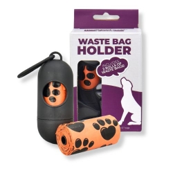 Multipet® Dog Words Waste Bags w/ Bag Holder 