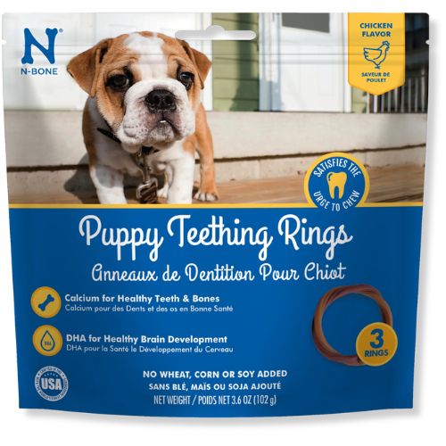 N-Bone® Puppy Teething Rings Chicken Flavor 