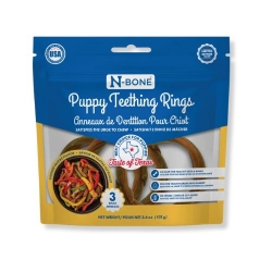 N-Bone® Puppy Teething Rings Taste of Texas Chicken Fajitas Flavor 