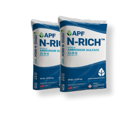 American Plant Food® N-Rich Ammonium Sulfate 21-0-0 N-Rich, Ammonium, Sulfate, 21-0-0, American, Plant, Food, fertilizer, lawn, Ammonium, sulfate, White, free, flowing, granular, N-Rich™, non-leaching, ammoniacal, nitrogen, 21%, chemically, compounded, sulfate, sulfur, 24%, crystallizer, system, refines, high-quality, ammonium, sulfate, new, increased, production, larger, SGN, particles, setting, standard, efficiency,  Ammonium, sulfate, ideal, blending, direct, application, Coarse, standard, compacted, feed, grades, rice, wheat, pastures, sulfur, deficient, areas, alkaline, row, crop