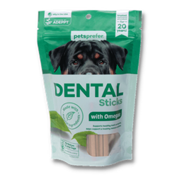 PetsPrefer® Dental Sticks with Omegas 
