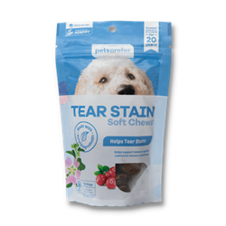 PetsPrefer® Tear Stain Soft Chews PetsPrefer, Tear, Stain, Soft, Chews, immune, health, support, lubricate, ADEPPT, health, care, pet, vet, canine, dog, natural, system, reduce, clean, clear, supplement, vitamin, antioxidant