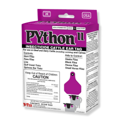 Python II Insecticide Cattle Ear Tags 