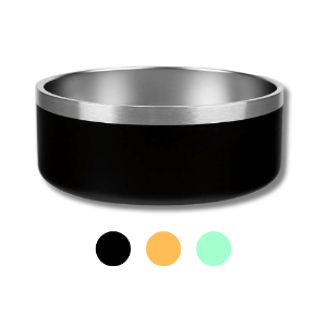 QT Dog® Stainless Steel Double Wall Bowl 